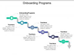 Onboarding programs ppt powerpoint presentation gallery example file cpb