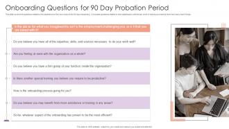 Onboarding Questions For 90 Day Probation Period