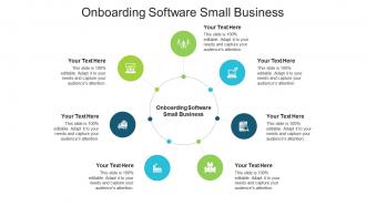 Onboarding software small business ppt powerpoint presentation outline visual aids cpb
