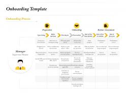 Onboarding template upon arrival ppt powerpoint presentation infographic template gallery