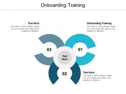 Onboarding training ppt powerpoint presentation show images cpb