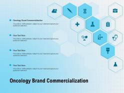 Oncology brand commercialization ppt powerpoint presentation summary information