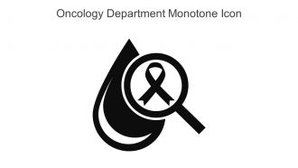 Oncology Department Monotone Icon In Powerpoint Pptx Png And Editable Eps Format