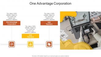 One Advantage Corporation In Powerpoint And Google Slides Cpb