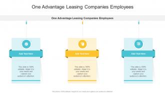 One Advantage Leasing Companies Employees In Powerpoint And Google Slides Cpb