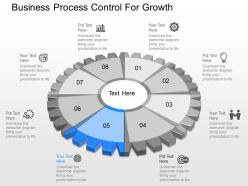 One business process control for growth powerpoint template