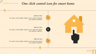 One Click Control Icon For Smart Home
