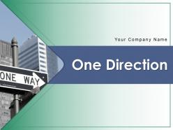 One Direction Pointing Magnetic Compass Arrow Blowing