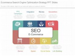 One ecommerce search engine optimization strategy ppt slides