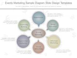 One events marketing sample diagram slide design templates