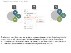 One four business steps for balanced scorecard process flat powerpoint design
