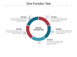One function test ppt powerpoint presentation outline information cpb