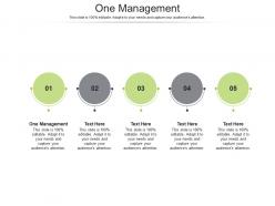 One management ppt powerpoint presentation layouts deck cpb