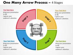 One many arrow process 4 stages 31
