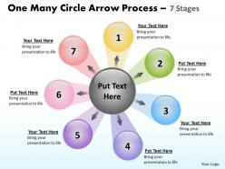 One Many Circle Arrow Process 7 Stages 20