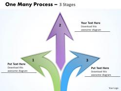 66117161 style linear 1-many 3 piece powerpoint template diagram graphic slide