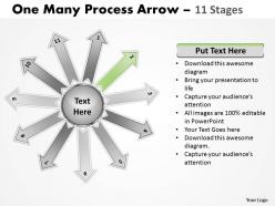 One many process arrow 11 stages 10