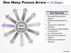 One many process arrow 11 stages 10