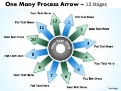 One many process arrow 12 stages 10