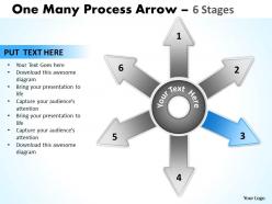 One many process arrow 6 stages 33