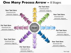 One many process arrow 8 stages 18
