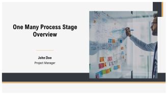 One Many Process Stage Overview PPT Guidelines AT