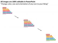 One multiple options for business analysis flat powerpoint design