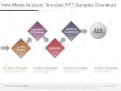 One new media analysis template ppt samples download
