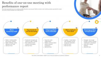 One On One Meeting Powerpoint Ppt Template Bundles Idea Engaging