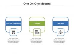 One on one meeting ppt powerpoint presentation styles format cpb