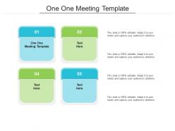 One one meeting template ppt powerpoint presentation icon examples cpb