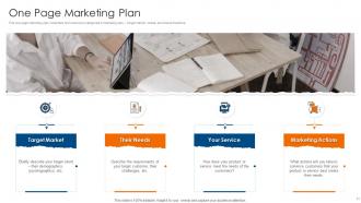 One Page Marketing Strategy Powerpoint Presentation Slides