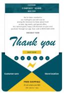 One Page Thank You Newsletter For Signing Up Presentation Report Infographic Ppt Pdf Document