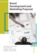 One Pager Brand Development And Marketing Proposal Template