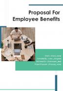 One pager proposal for employee benefits template