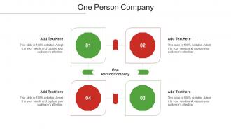 One Person Company Ppt Powerpoint Presentation Summary Infographics Cpb