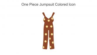 One Piece Jumpsuit Colored Icon In Powerpoint Pptx Png And Editable Eps Format