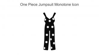 One Piece Jumpsuit Monotone Icon In Powerpoint Pptx Png And Editable Eps Format