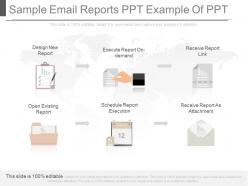 One sample email reports ppt example of ppt