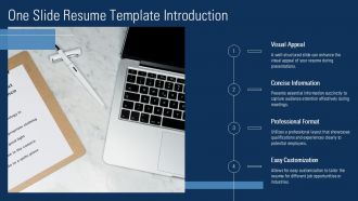 One Line Slide One Slide Presentation - SlideTeam
