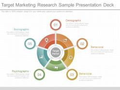 One target marketing research sample presentation deck