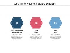 One time payment stripe diagram ppt powerpoint presentation file infographic template cpb