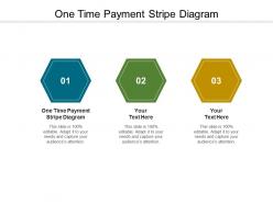 One time payment stripe diagram ppt powerpoint presentation infographic template templates cpb