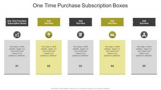 One Time Purchase Subscription Boxes In Powerpoint And Google Slides Cpb