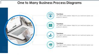 One to many business process diagrams infographic template