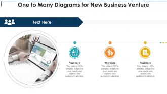 One to many diagrams for new business venture infographic template