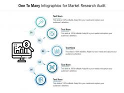 One To Many For Market Research Audit Infographic Template
