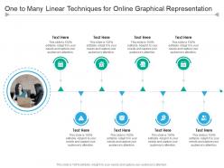 One to many linear techniques for online graphical representation infographic template