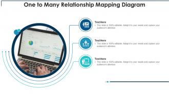 One to many relationship mapping diagram infographic template