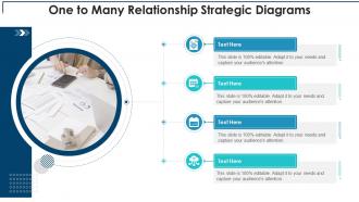 One to many relationship strategic diagrams infographic template